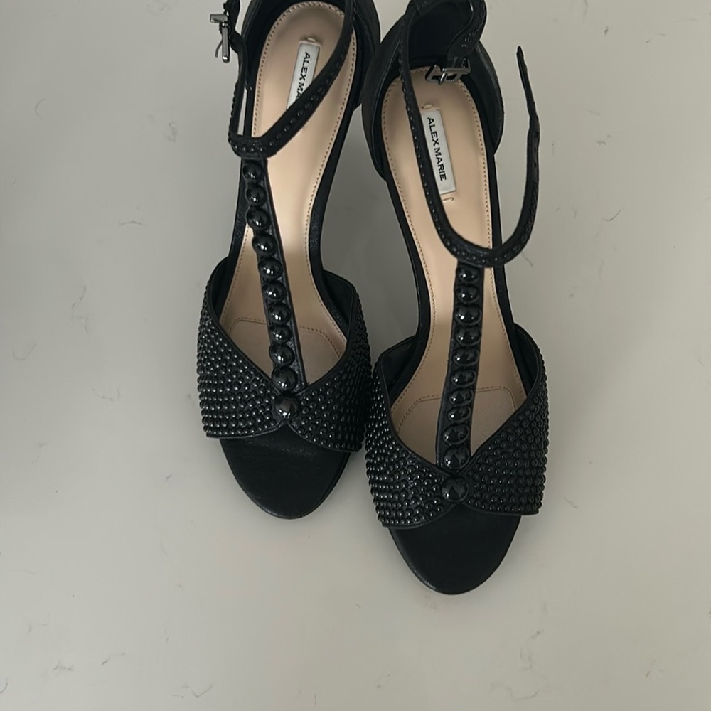 Alex Marie Black High Heel Shoes